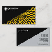 斜めV2 – 黒 – オペアートアンバー 名刺 (正面/裏面)