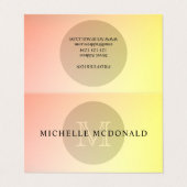 斜エレガント位ロイヤリティ 名刺 (外部フラット)