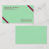 斜エレガント線ストライプ 名刺 (正面/裏面)