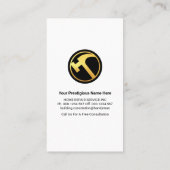 斜スタイリッシュめ梯子 名刺 (裏面)