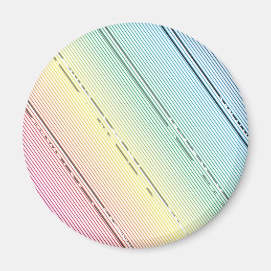 斜ストライプ線の背景10 マグネット (正面)