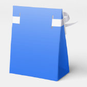 斜パーソナライズされたグラデーション電気青 フェイバーボックス (裏面サイド)