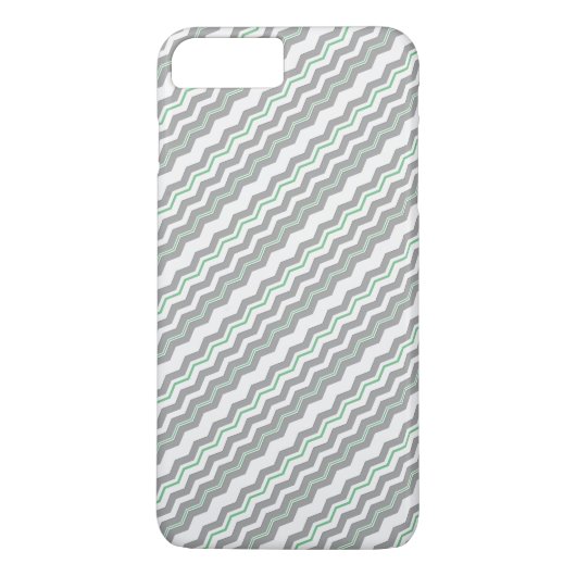 斜モダンめ山形(任意のカラー詳細) Case-Mate iPhoneケース (裏面)