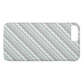 斜モダンめ山形(任意のカラー詳細) Case-Mate iPhoneケース (裏面(横))