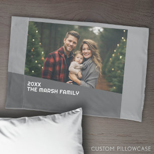 斜モダンミニマル色ブロック付き写真 枕カバー