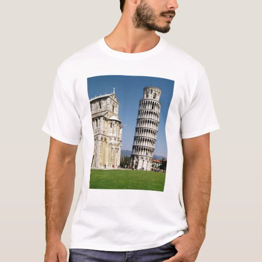 斜塔の眺め Tシャツ (正面)