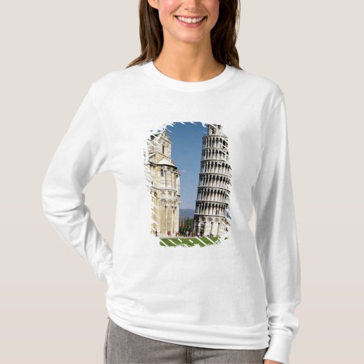 斜塔の眺め Tシャツ (正面)