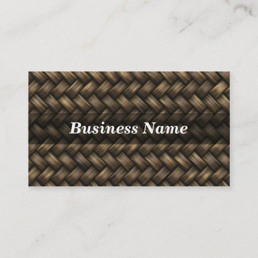 斜子織の背景 名刺 (正面)