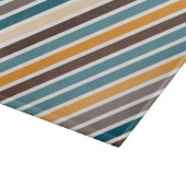 斜数々の色のストライプ カッティングボード (角)