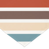 斜数々の色のストライプ ロングテーブルランナー (コーナー)