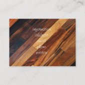 斜材フローリング 名刺 (裏面)