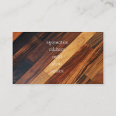 斜材フローリング 名刺 (裏面)