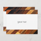 斜材フローリング 招待状 (正面/裏面)