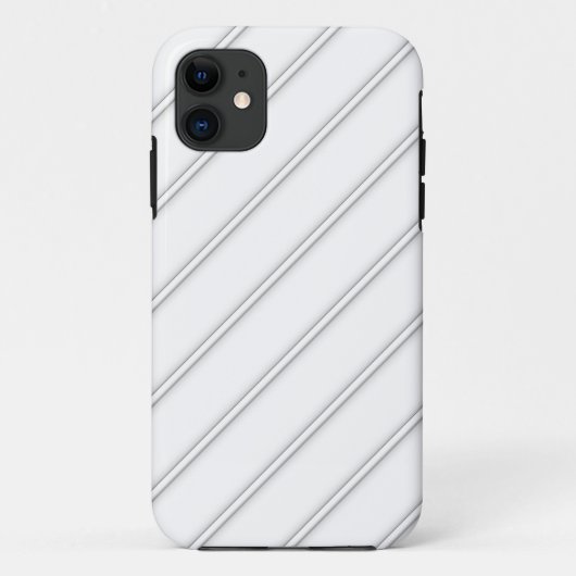 斜線(白) 2 Case-Mate iPhoneケース (裏面)