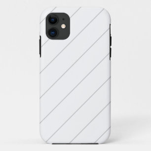 斜線(白) 4 iPhone 11 ケース