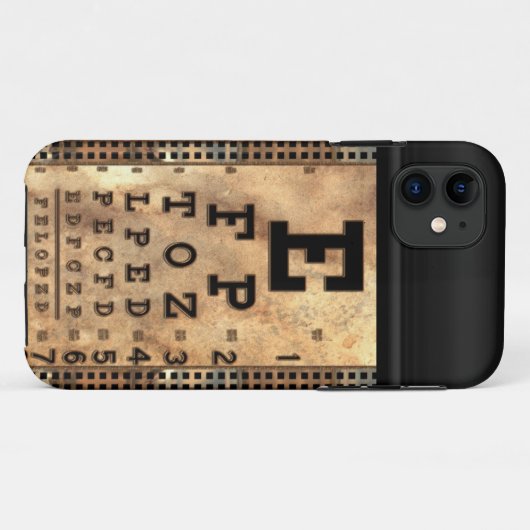 斜視ヴィンテージクール眼科 Case-Mate iPhoneケース (裏面(横))