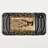斜視ヴィンテージIV眼球図クール Case-Mate iPhoneケース (裏面(横))