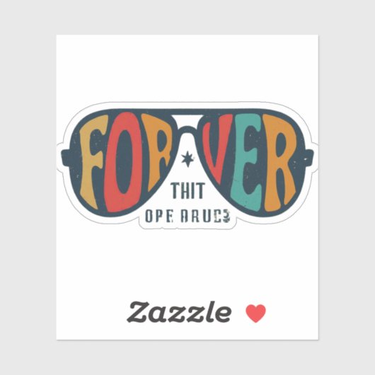 斜視 – 永遠 – ヴィンテージ シール (シート)