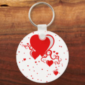 斜角ハート キーホルダー (正面)
