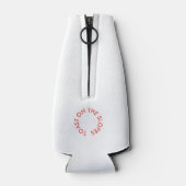 斜面での乾杯 アフタースキー・クラブ 赤と青 ボトルクーラー (裏面)