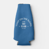 斜面での乾杯 アフター・スキー・クラブ 空の青 ボトルクーラー (正面)