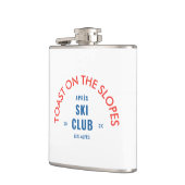 斜面での乾杯 アフター・スキー・クラブ 赤と青 フラスク (左)
