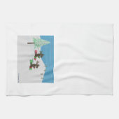 斜面の衝突 キッチンタオル (横)