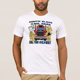 斜面の運搬量の道のドルトンの北ハイウェー Tシャツ