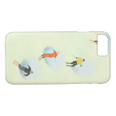 斜面のiPhoneの下のスキー8/7の場合 Case-Mate iPhoneケース (裏面(横))