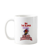 斜面をスキーで滑る