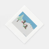 斜面を打つ スタンダードランチョンナプキン (角)