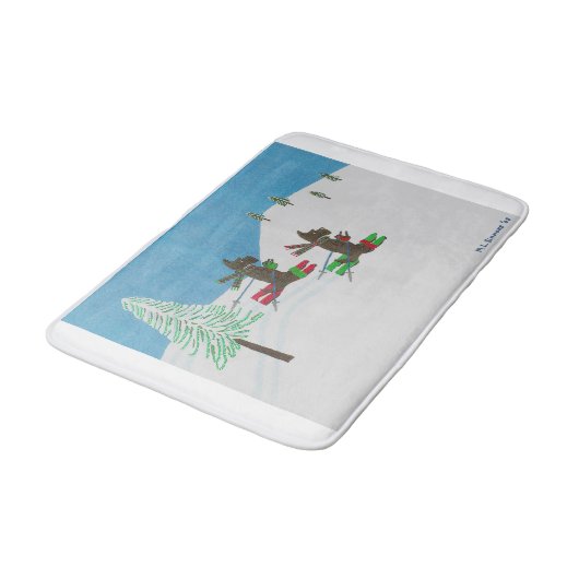 斜面を打つ バスマット (アングル)