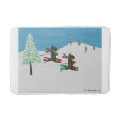 斜面を打つ バスマット (正面)