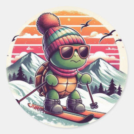 斜面を滑り降りる ラウンドシール