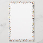 斜面文縁ど具 便箋 (正面)