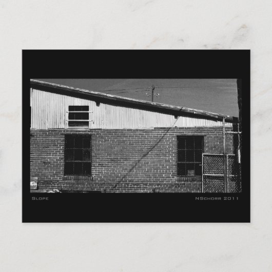 斜面都市産業デジタルファインアート景観 ポストカード (正面)