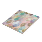 斜鮮やかめのブラシストロークパターン タイル (側面)