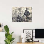 斥候が掘り込む ポスター (ホームオフィス)