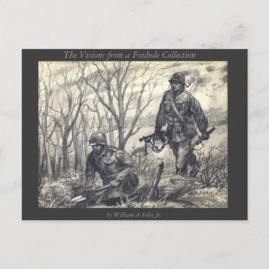 斥候が掘り込む ポストカード (正面)