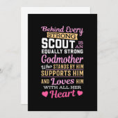 斥候の後ろには強いゴッドマザーがいる 招待状 (正面/裏面)