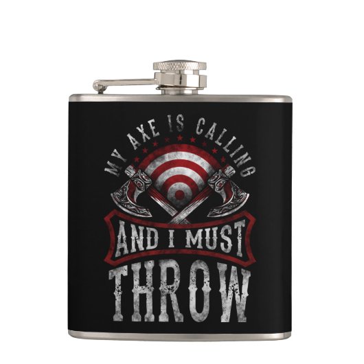 斧がランバージャックを投げるハチェット斧が呼び出す フラスク (正面)