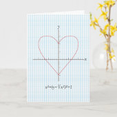 斧のハート カード (黄色い花)