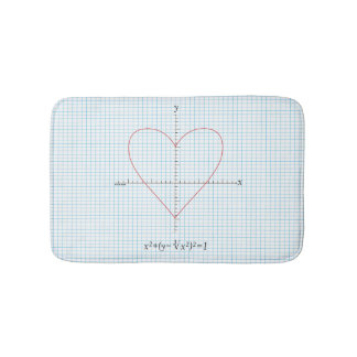 斧のハート バスマット