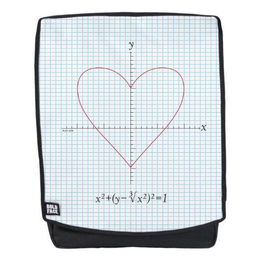 斧のハート バックパック (正面)