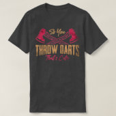 斧の投げクロスしたハッチェのランバージャック Tシャツ (デザイン正面)