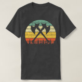 斧の投げヴィンテージ動揺してレトロハッチギフト Tシャツ (デザイン正面)