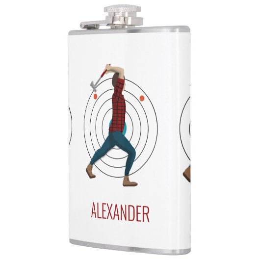 斧の投下 フラスク (左)