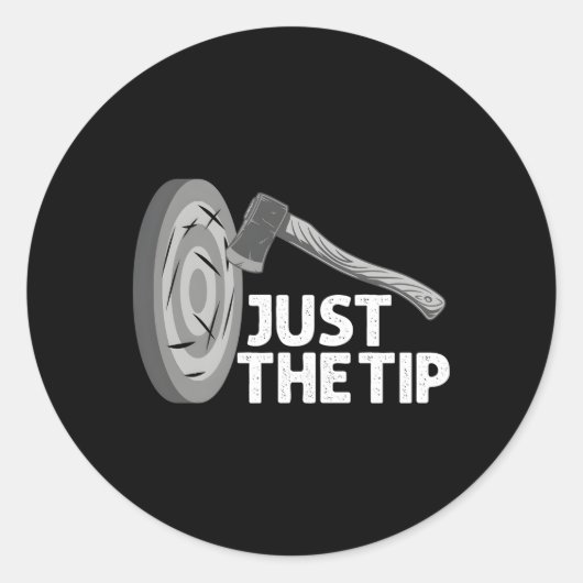 斧の投擲者のための斧の投下 ラウンドシール (正面)