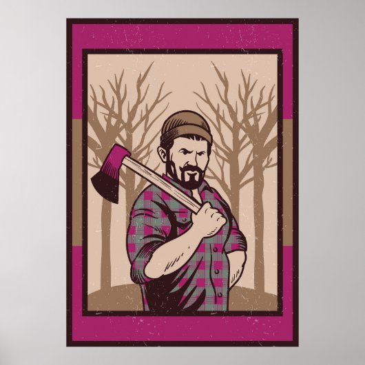 斧の男 ポスター (正面)