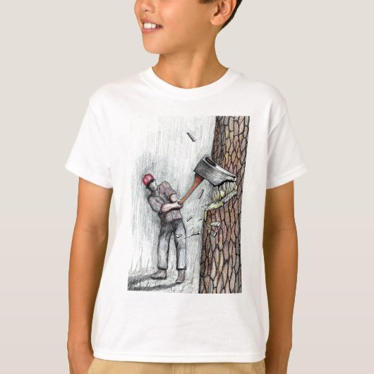 斧の男 Tシャツ (正面)